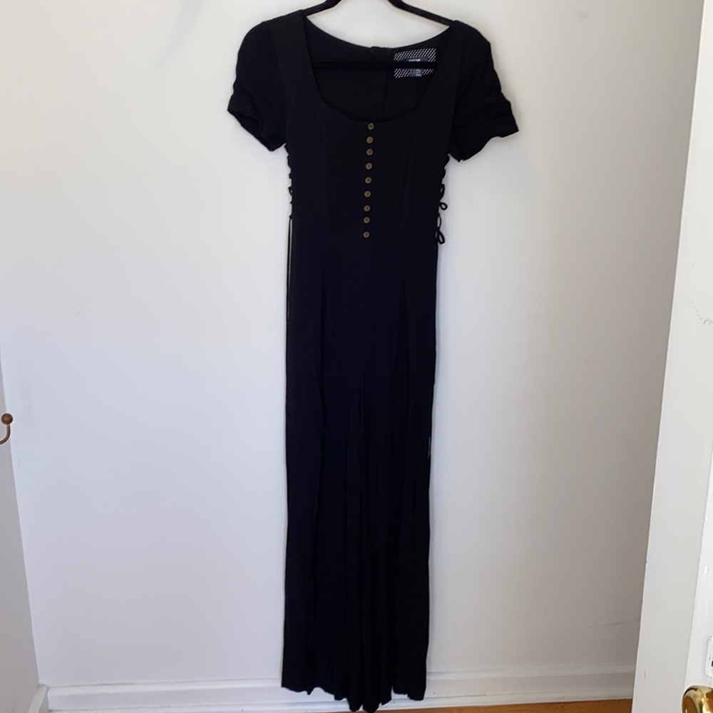 Maeve Anthropology Black jumpsuit - very 90’s